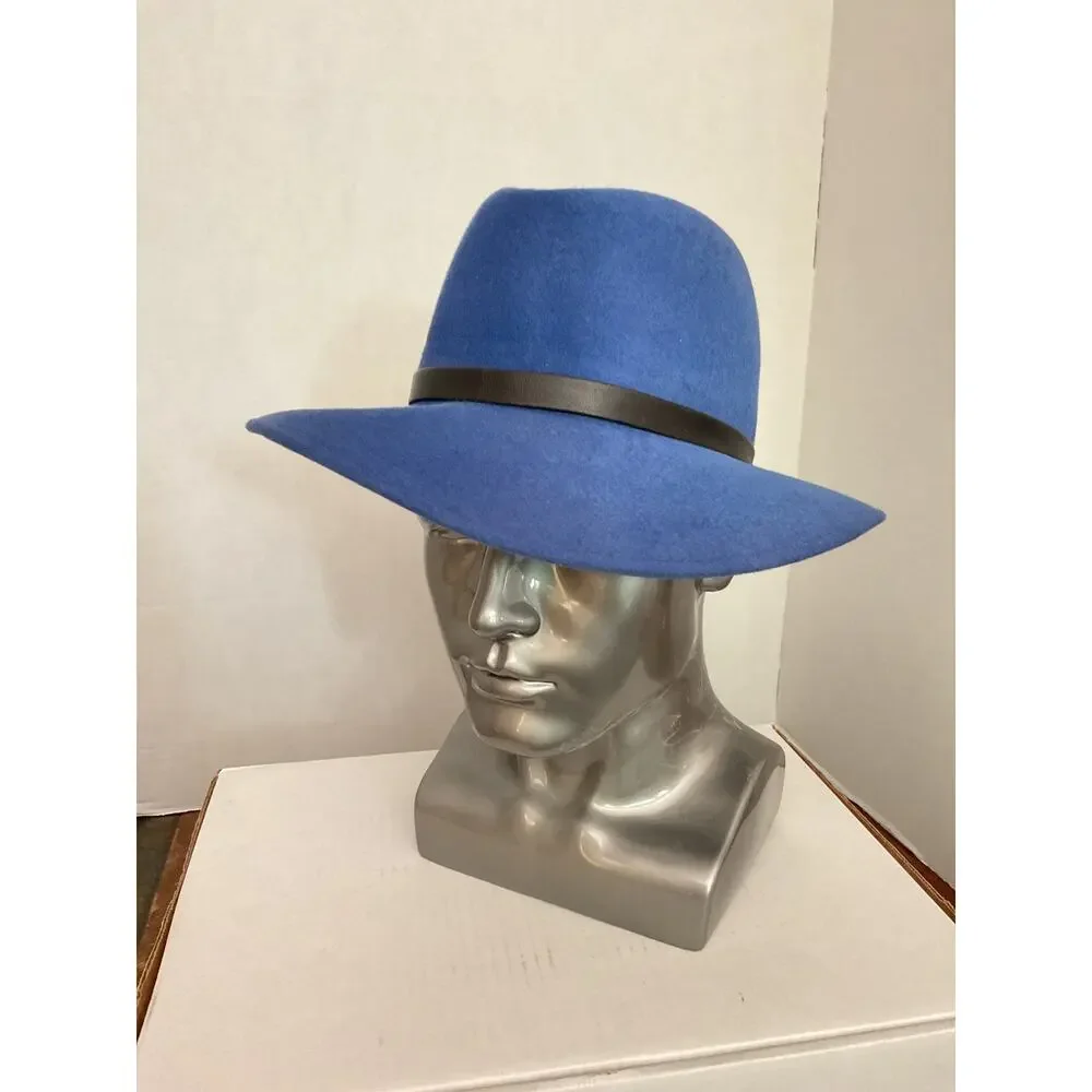 Geo. W. Bollman & Co. - Excello - All Wool Vintage Fedora - Bloomingdale’s- Blue - Picture 6 of 12